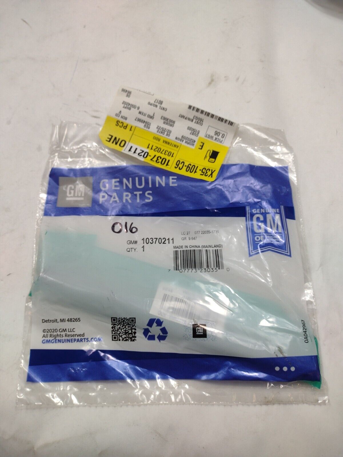 GM Genuine Parts 10370211 Radio Antenna