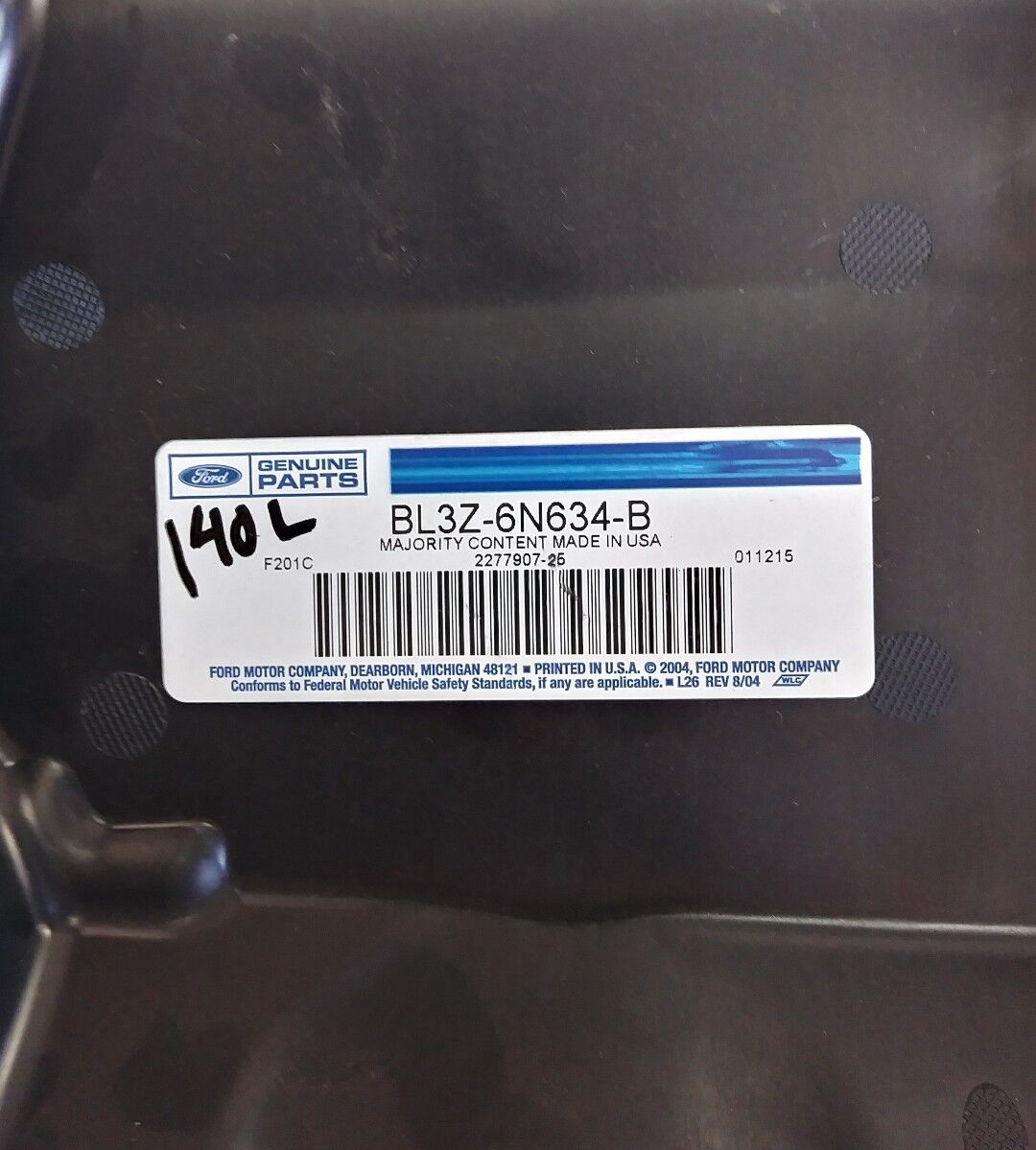 New OEM Ford F-150 3.7L-V6 Engine-Lower Shield 11-14 BL3Z6N634B