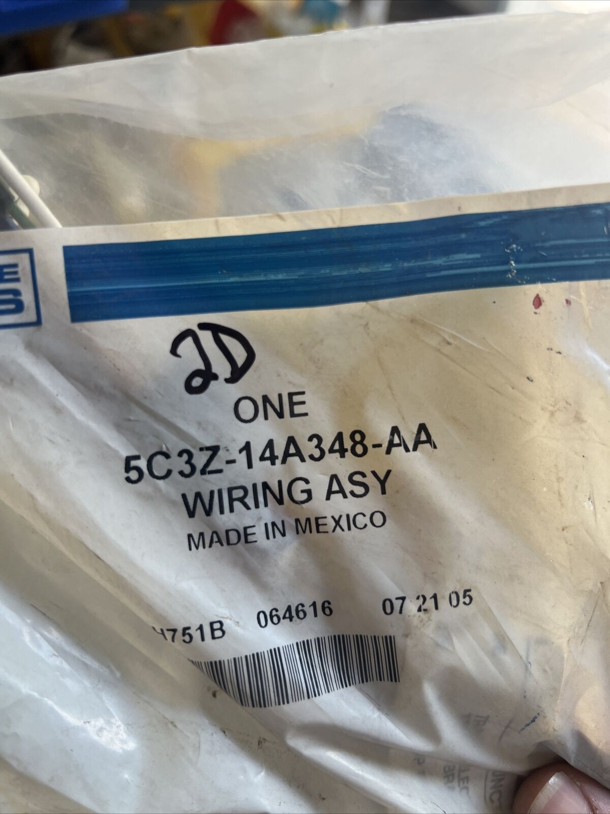 Genuine OEM Ford Trailer brake controller wiring 5C3Z14A348AA