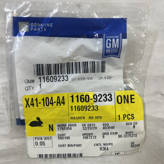Genuine OEM GM Suspension Leaf Spring Washer 11609233