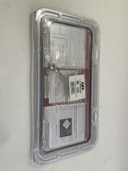 New Chrome License Plate Frame for Jeep Wrangler Au-Tomotive Gold LF.WRA.EC