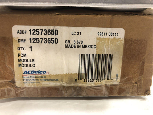 New OEM Genuine GM Chevrolet 2000-06 Powertrain Control Module Assembly 12573650