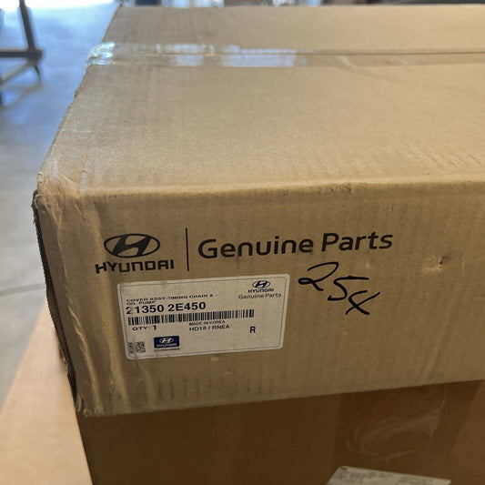 Genuine OEM Hyundai Sonata Hybrid Timing Chain Cover 2.0L NEW 2016-20 213502E450
