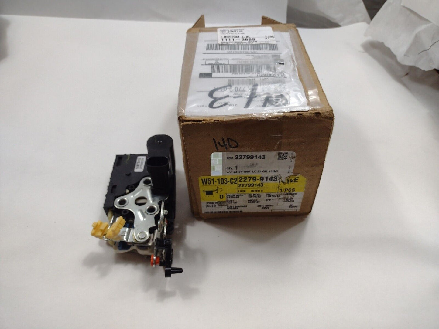 Genuine OEM GM Passenger Side Intermediate Side Door Latch 1996-2024 22799143