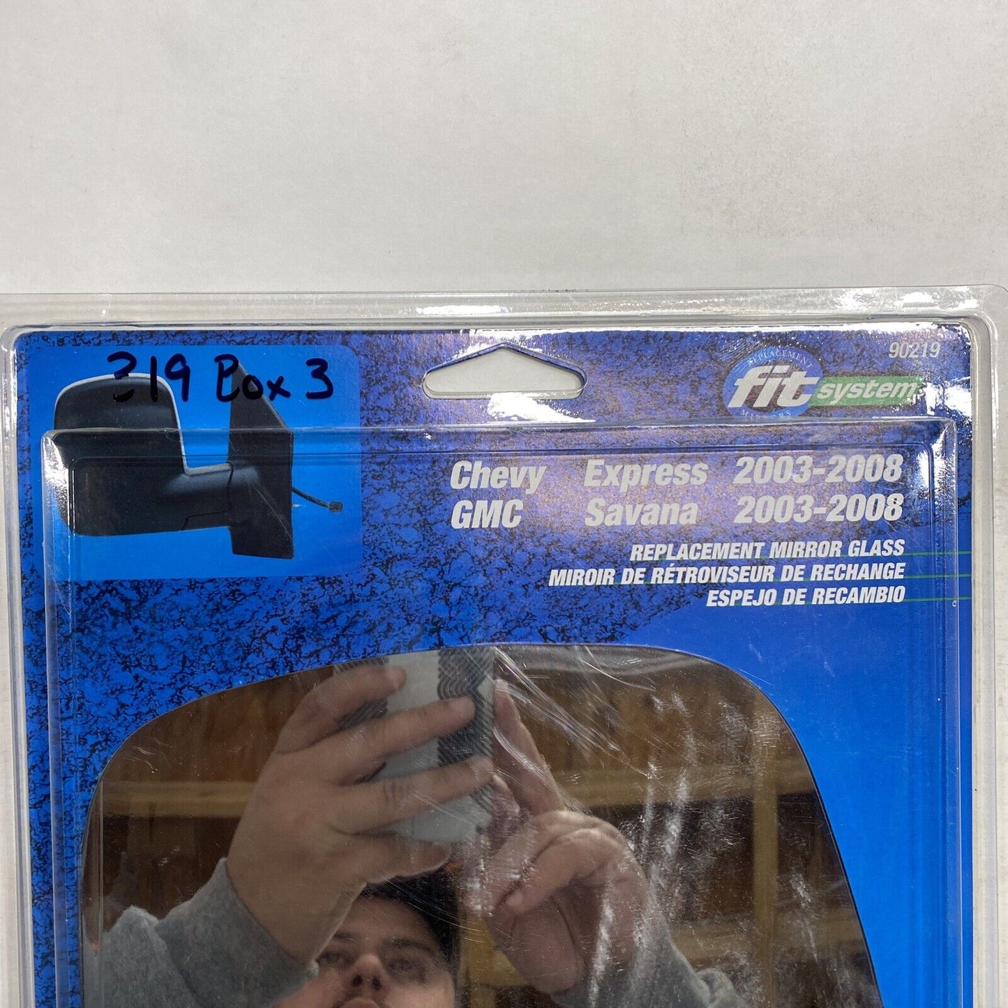 K-Source 90219 Replacement Glass for 03-08 Express Full Size Van; 03-08 Savana