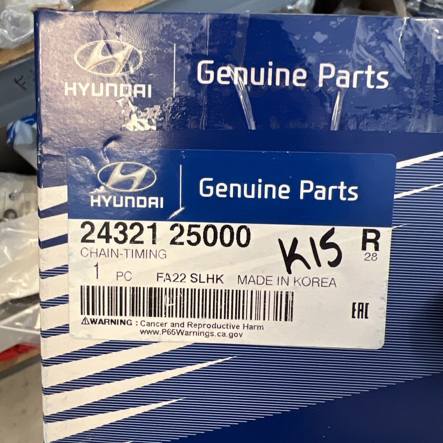 Genuine OEM Hyundai Sonata Santa Fe Tucson Oil Pump Chain 2006-2015 2432125000