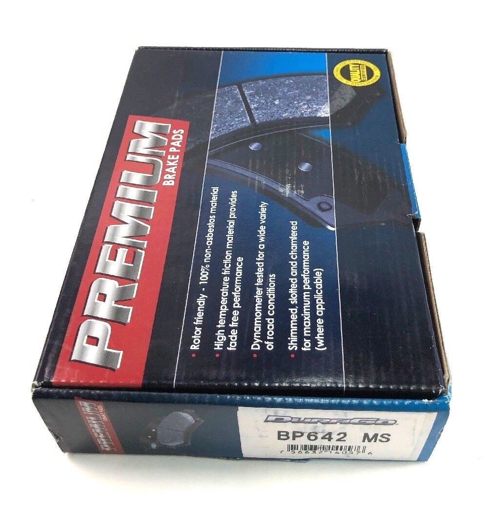 NEW IAP/DuraGo BP642MS Front Semi Metallic Brake Pads