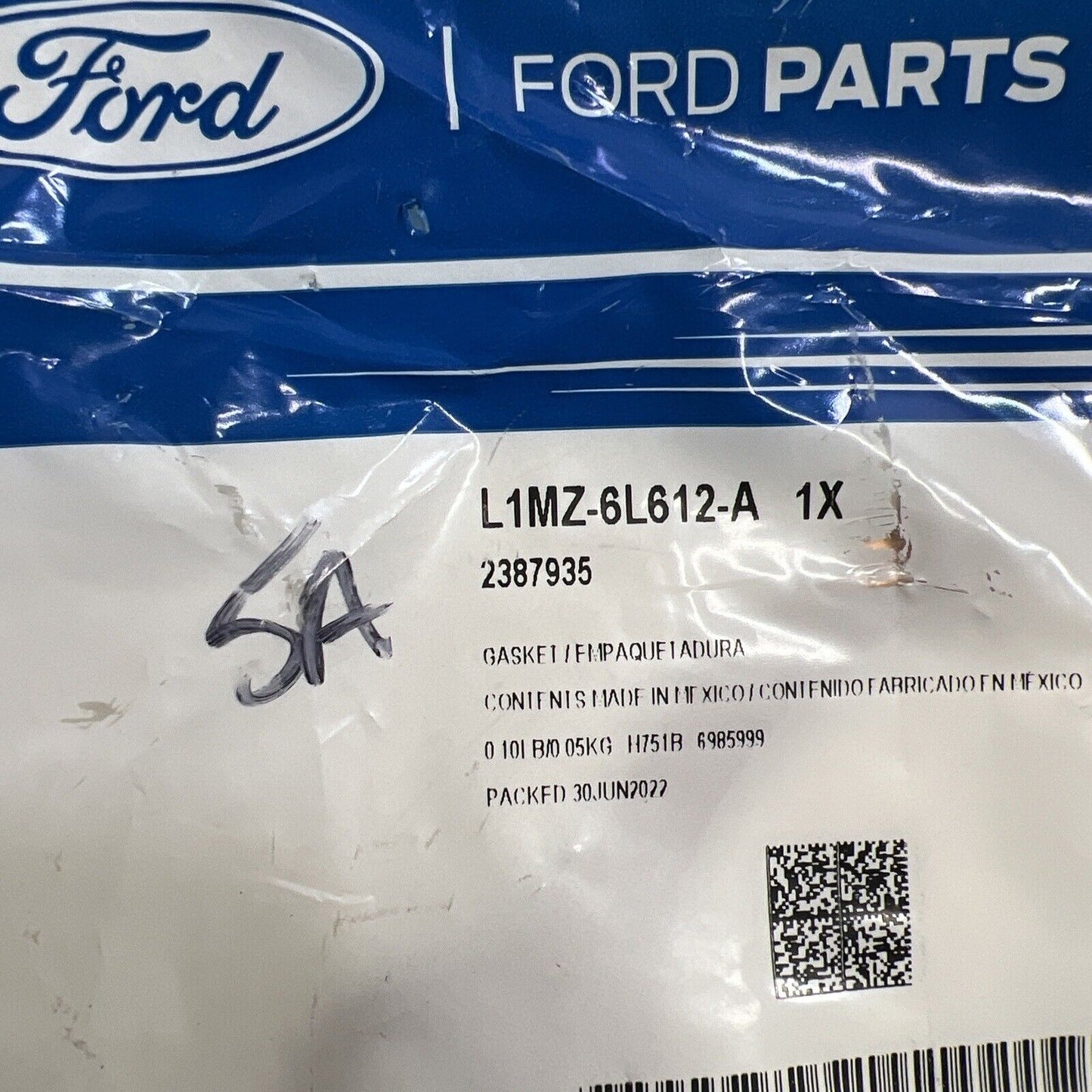 New OEM Genuine Ford Explorer 2020-2023 Catalytic Converter Gasket L1MZ6L612A