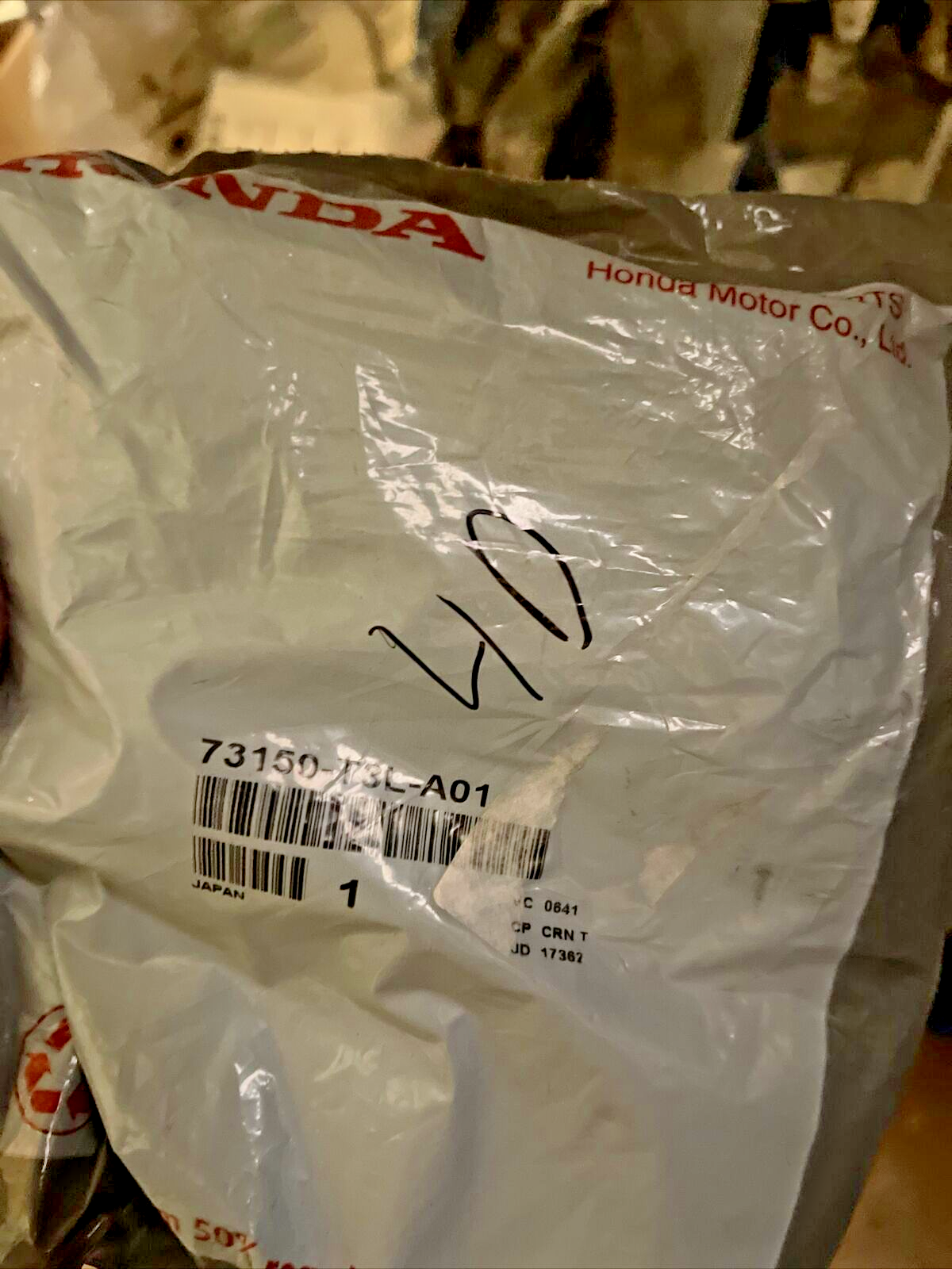 New OEM Honda Door Coupe Top Underside Windshield Reveal Molding 73150-T3L-A01