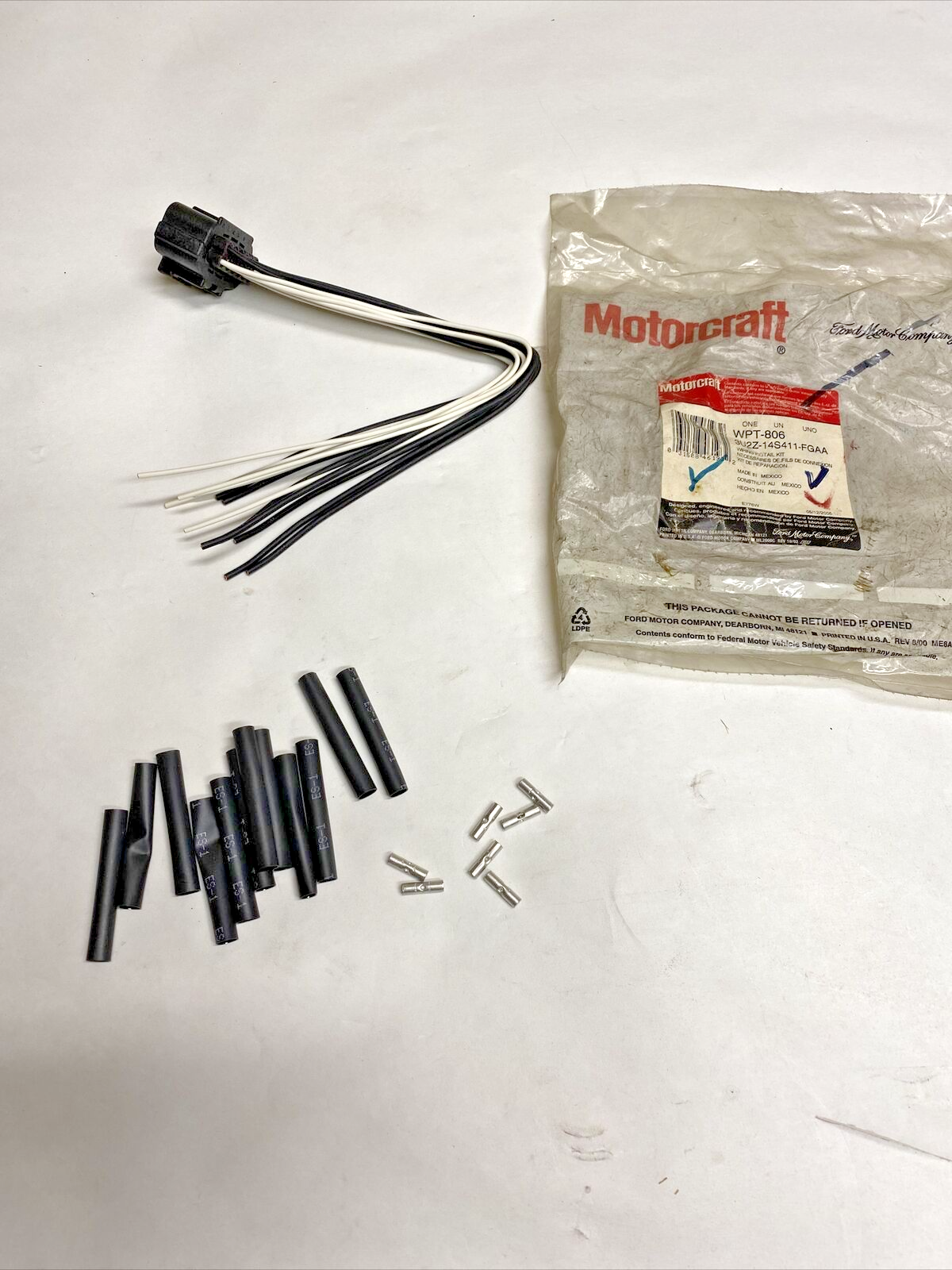 New OEM Ford Pigtail Wire Harness 3U2Z-14S411-FGAA Motorcraft WPT806