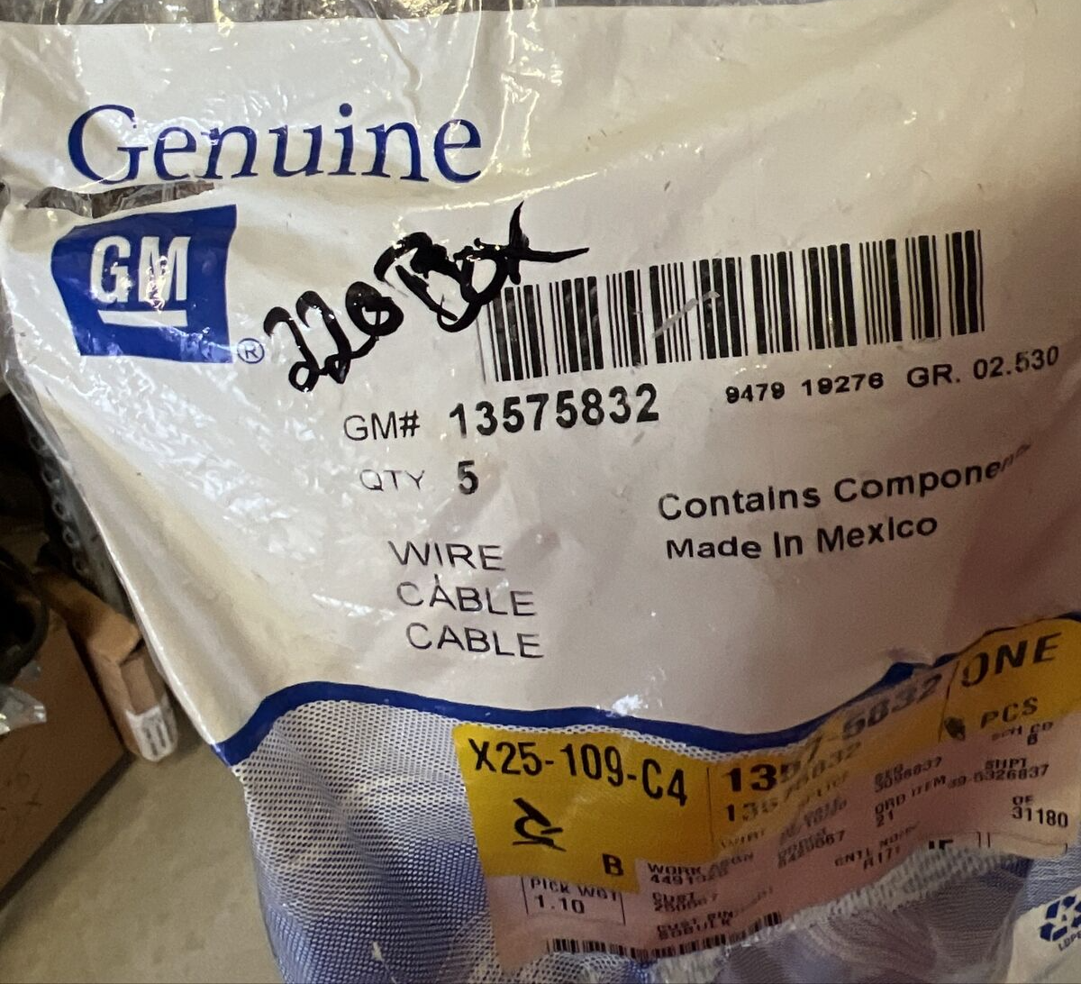 New OEM Genuine GM Splice Wire Assembly 13575832