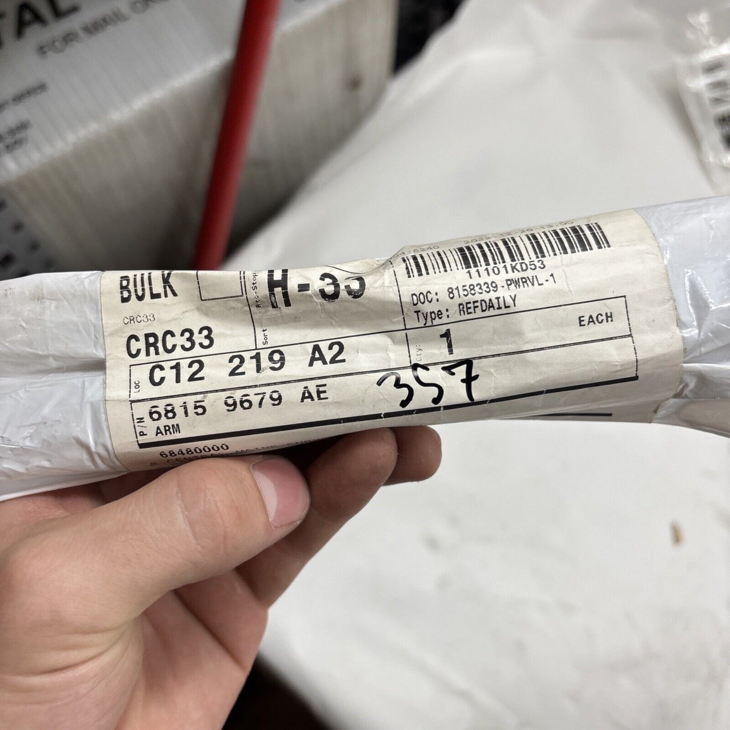 Genuine OEM Mopar RAM Pro Master 2014-2024 Wiper Arm 68159679AE