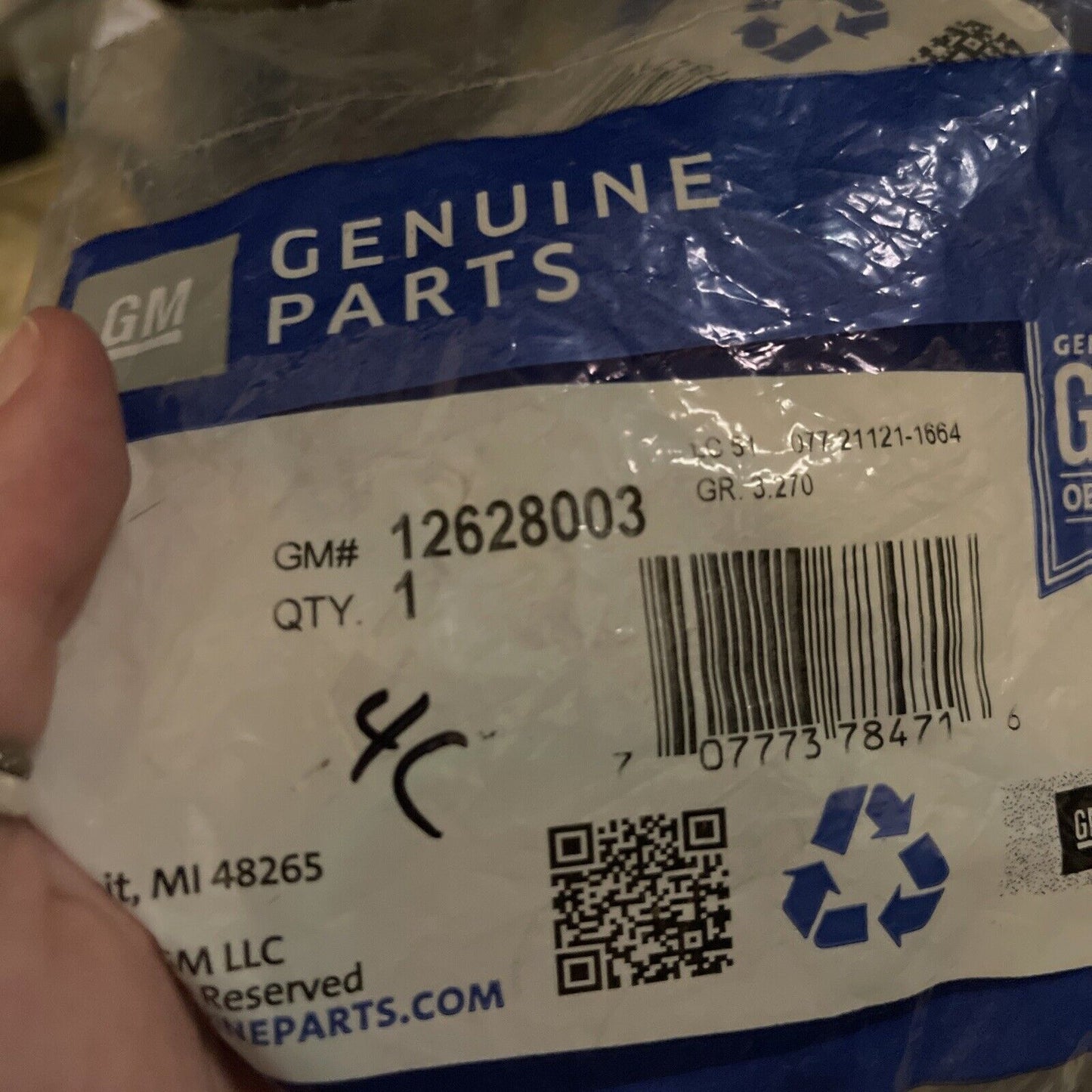 New OEM Genuine GM Captiva Sport 2010-2017 Intake Manifold Gasket 12628003