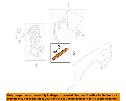 New OEM Ford Mustang Weatherstrip Right Passenger BR3Z-76297B06-A