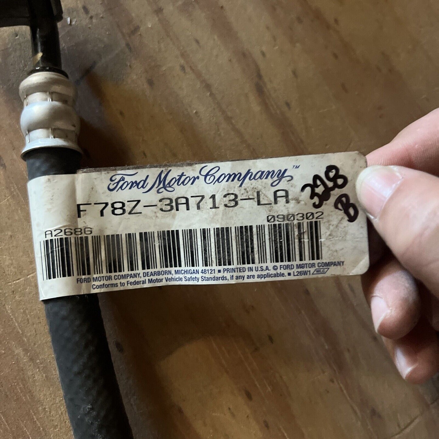 Genuine OEM Ford Windstar Power Steering Return Hose Assembly 95-98 F78Z3A713LA