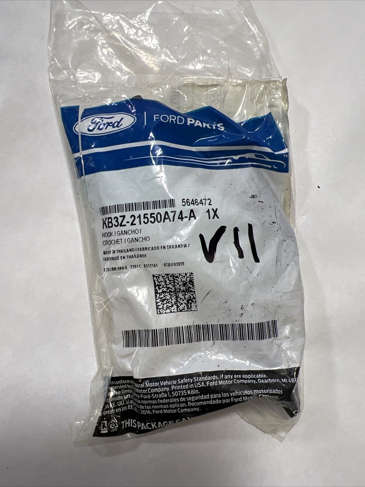 Genuine OEM Ford Tie Down Hook KB3Z21550A74A