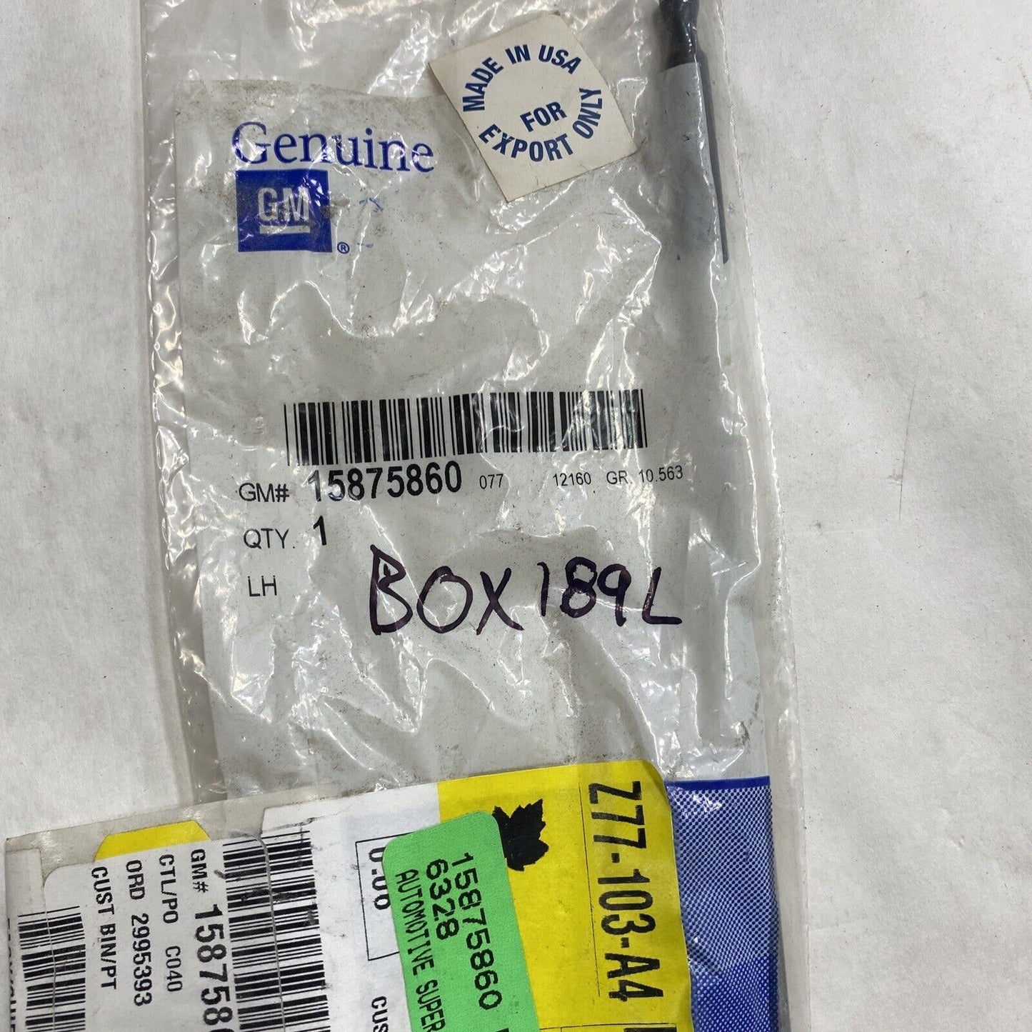 New OEM Genuine GM G6 2005-2010 Front Driver Side Door Locking Rod 15875860