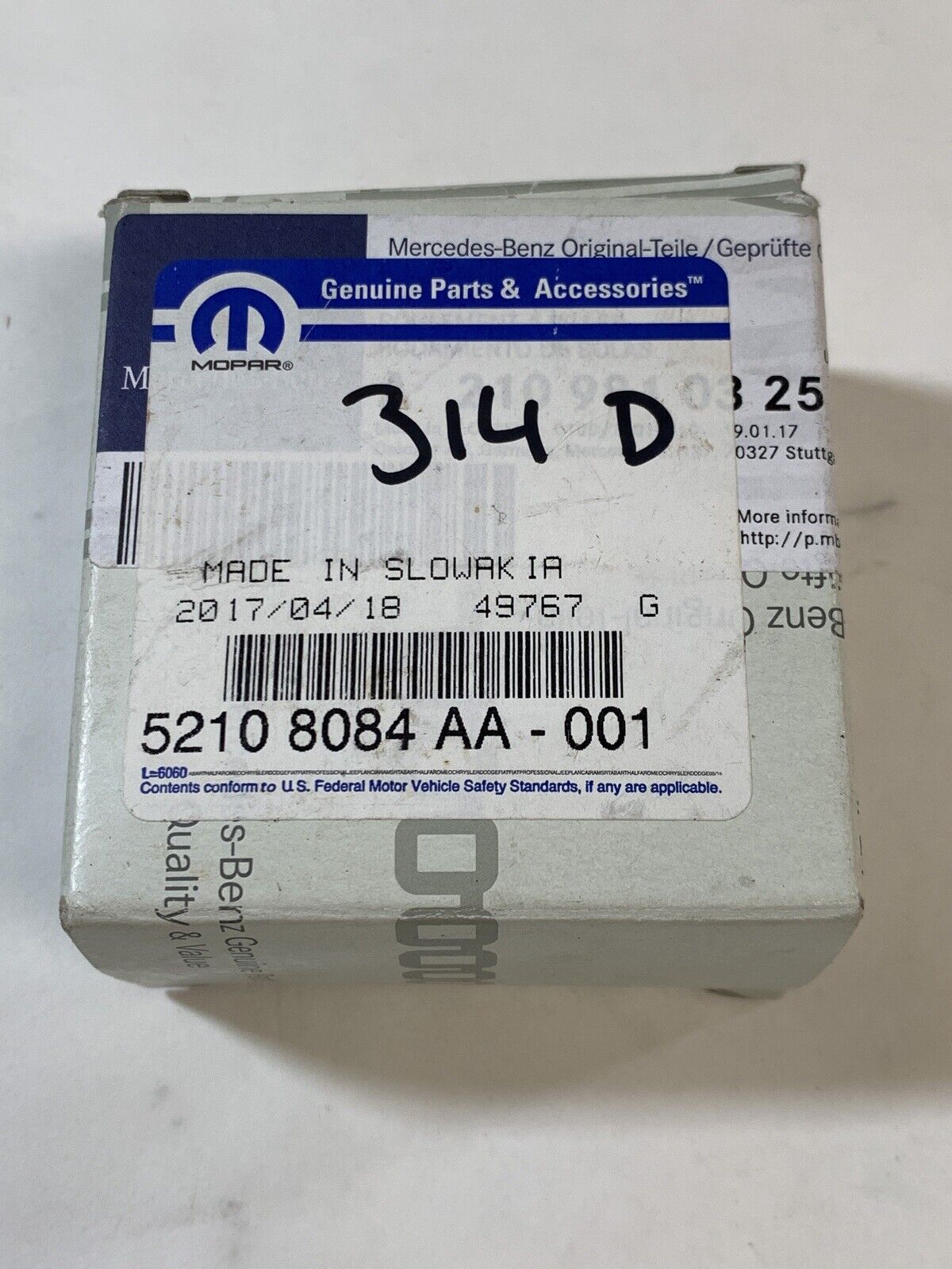 New OEM Jeep Wrangler Gear Bearing New 2004-17 52108084AA