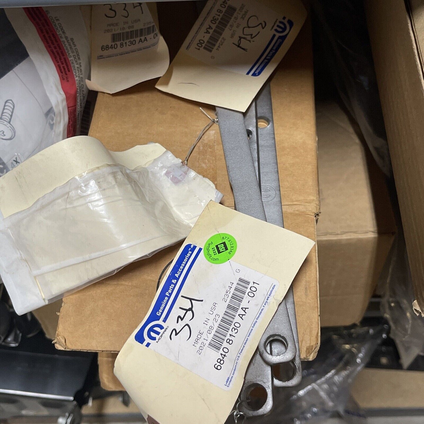 New OEM Genuine Mopar Wagoneer 2019-2023 Exhaust Manifold Tie Bar 68408130AA