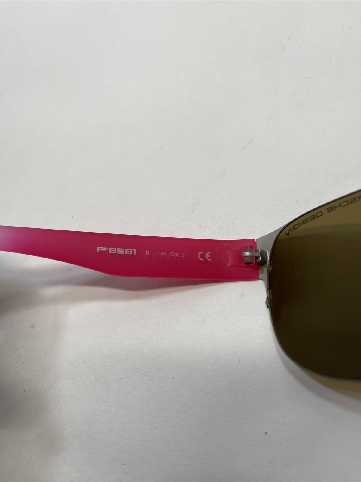 New PORSCHE DESIGN Sunglasses PINK P8581B NEW & AUTHENTIC!
