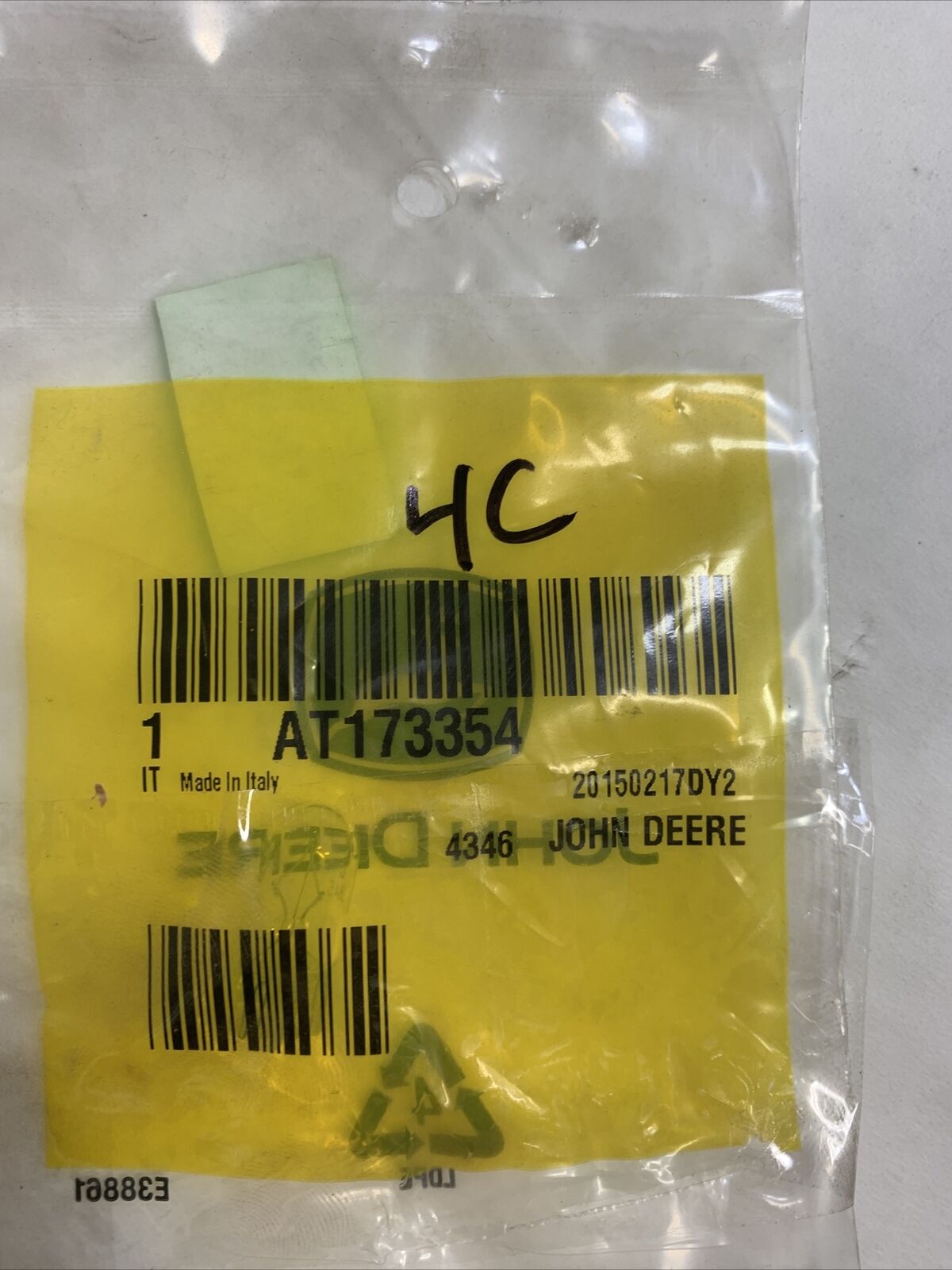 New OEM John Deere Bulb AT173354