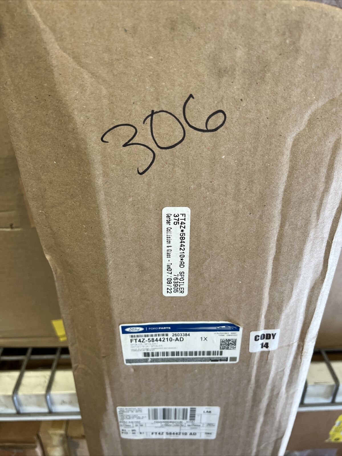 New OEM Genuine Ford Edge 2015-2021 Rear Upper Spoiler FT4Z-5844210-AD
