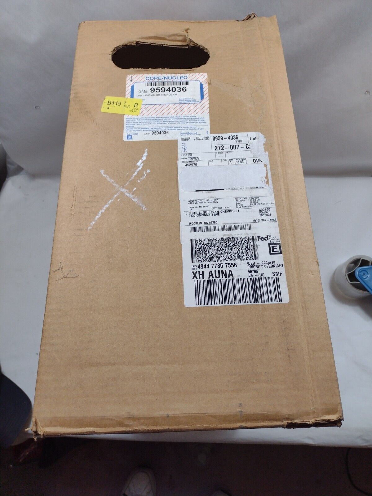 Genuine OEM GM Chevrolet Silverado 1500 16x7-Inch Aluminum Rim 1999-2004 9594036