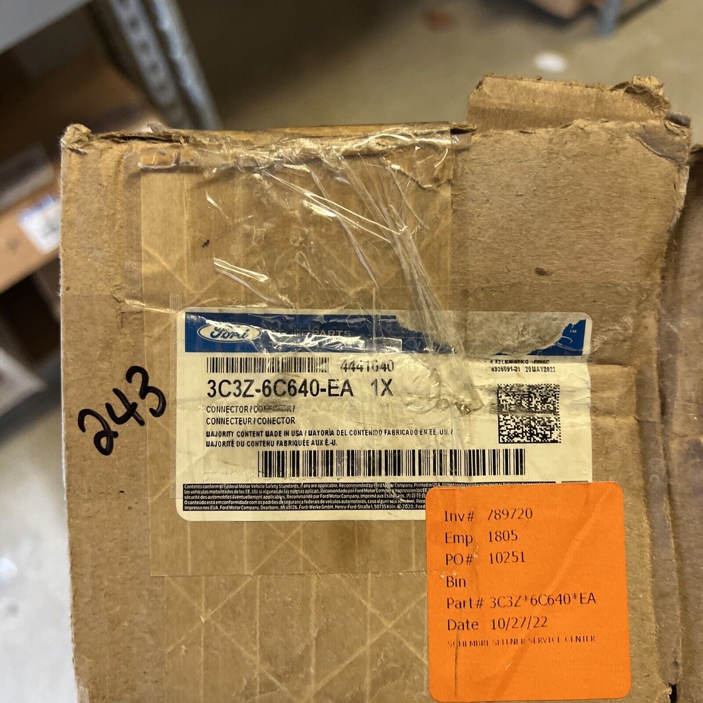 New Genuine Ford 2003-2004 Turbo Intercooler Air Intake Elbow 3C3Z6C640EA