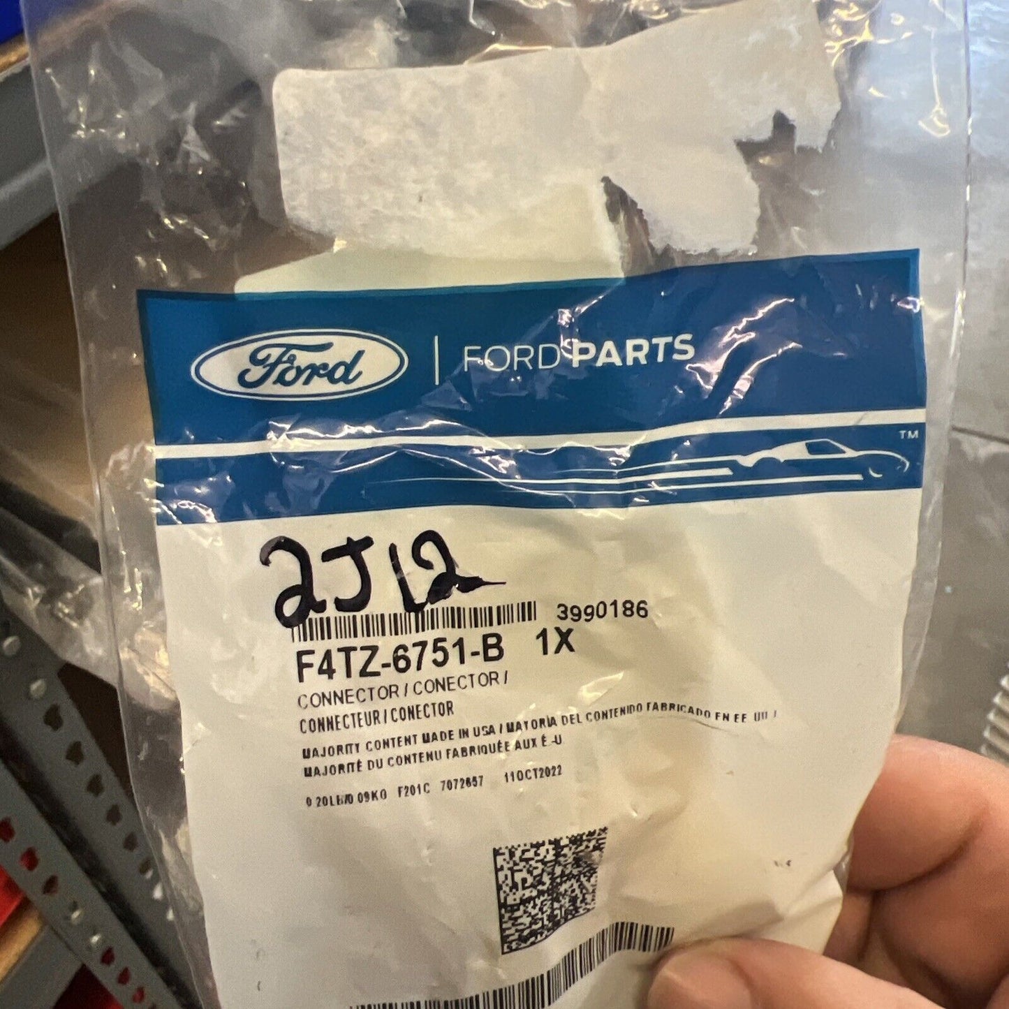 Genuine OEM Ford Super Duty Inner Dipstick Tube Oil Pan Adapter 94-03 F4TZ6751B