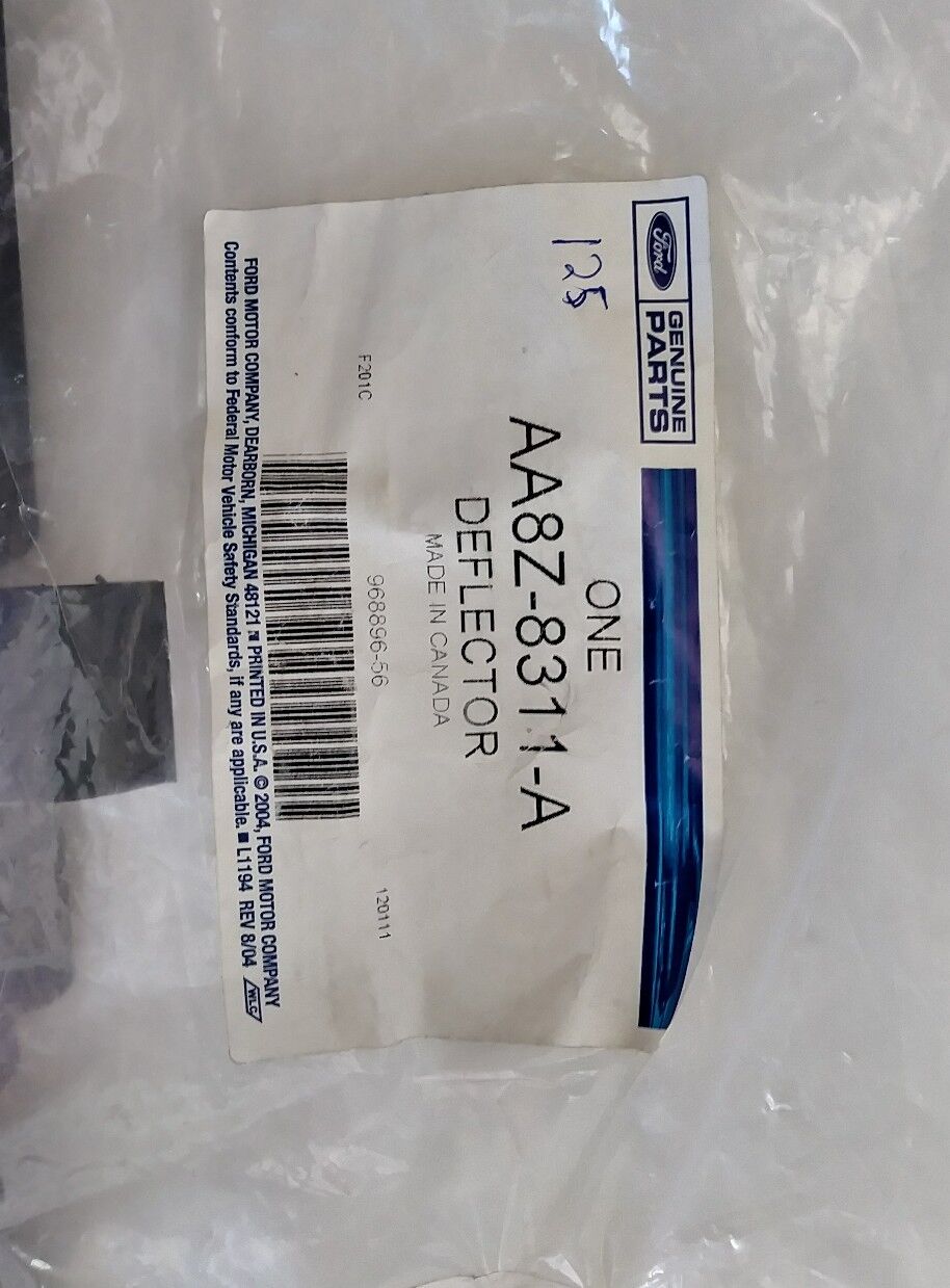 New OEM Ford Flex Radiator Core Support Inner Shield Left 09-12 AA8Z8311A