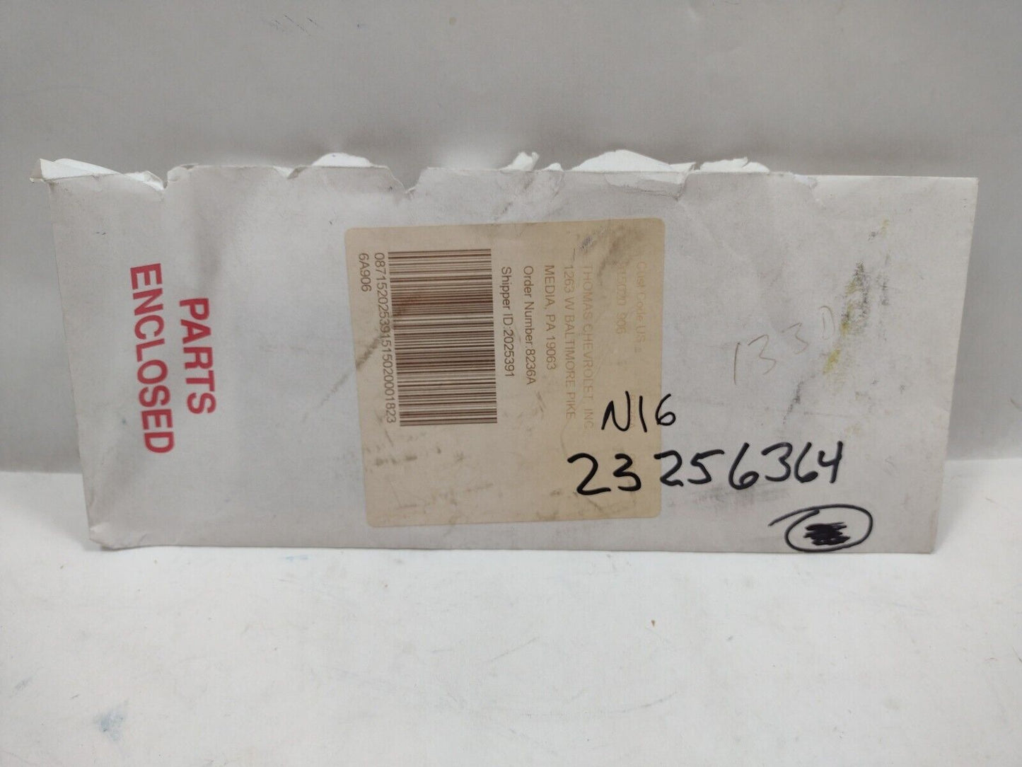 Genuine OEM GM Chevy Silverado 2500 HD A/C Refrigerant Warning Label 23256364