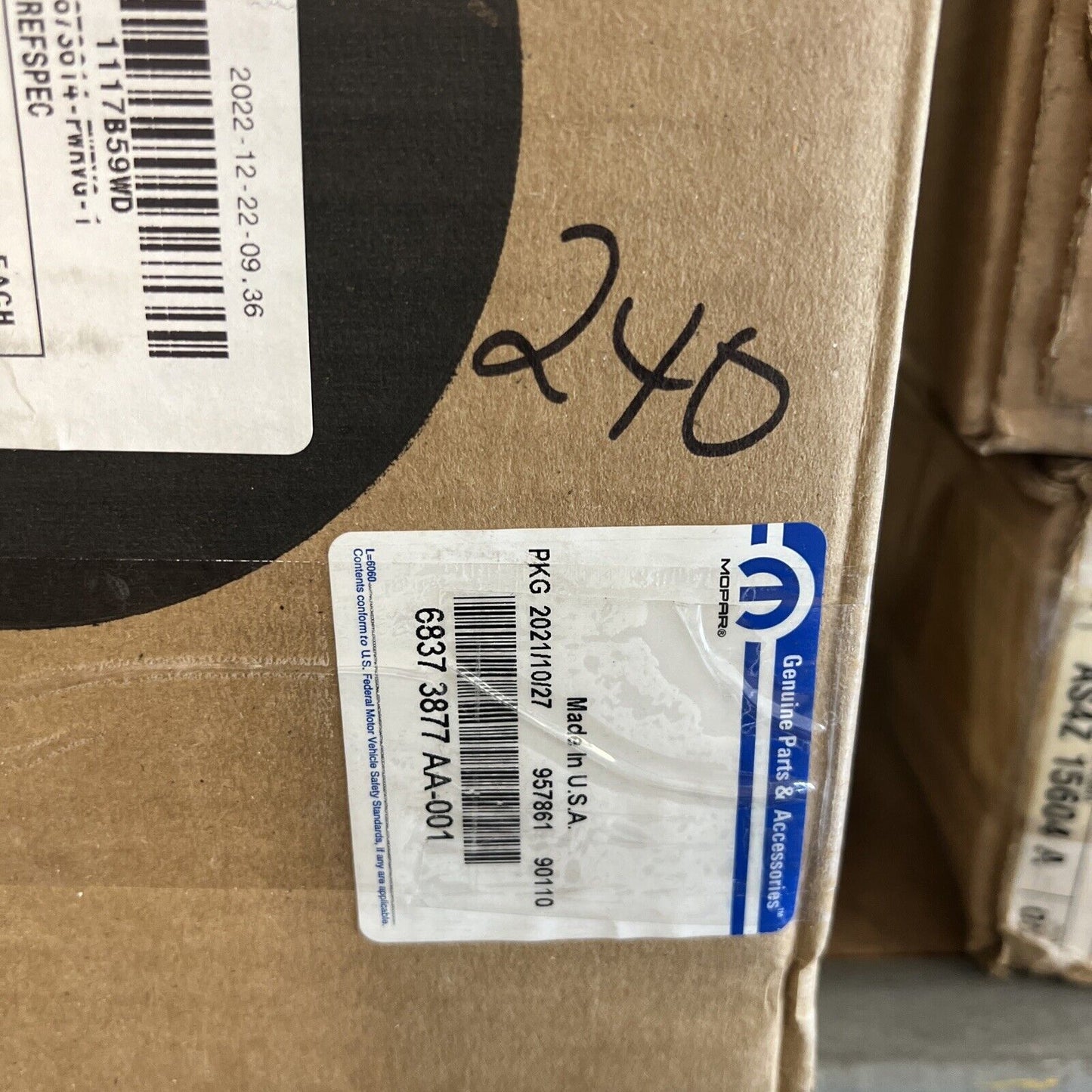 Genuine OEM Mopar Transmission Oil Pump 68373877AA