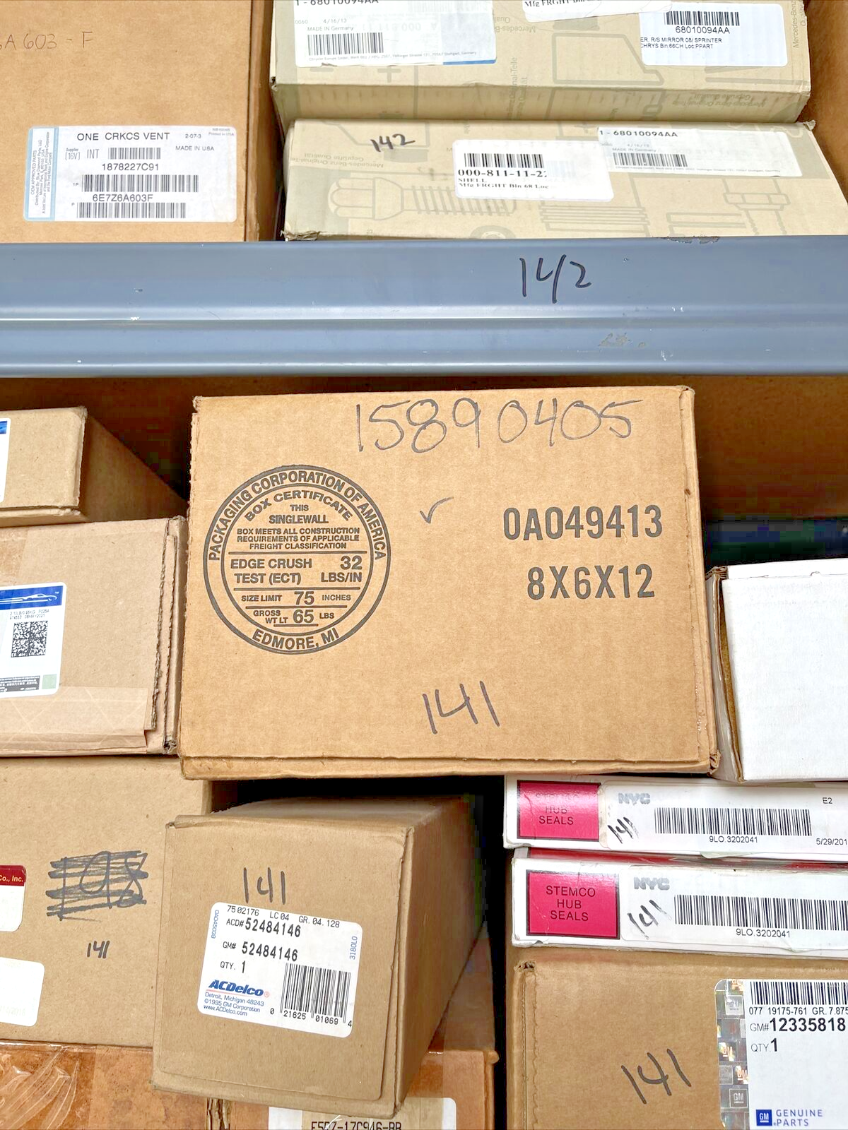 New OEM GM Ebony Armrest 15890405