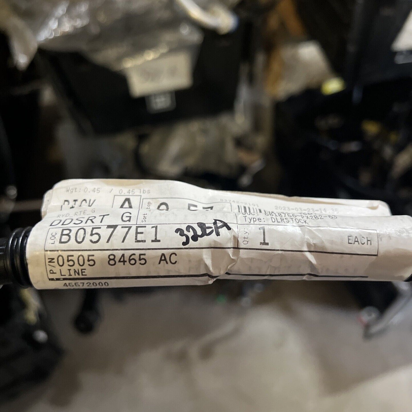 Genuine OEM Mopar Avenger Automatic Trans Oil Cooler Tube 2011-2014 5058465AC