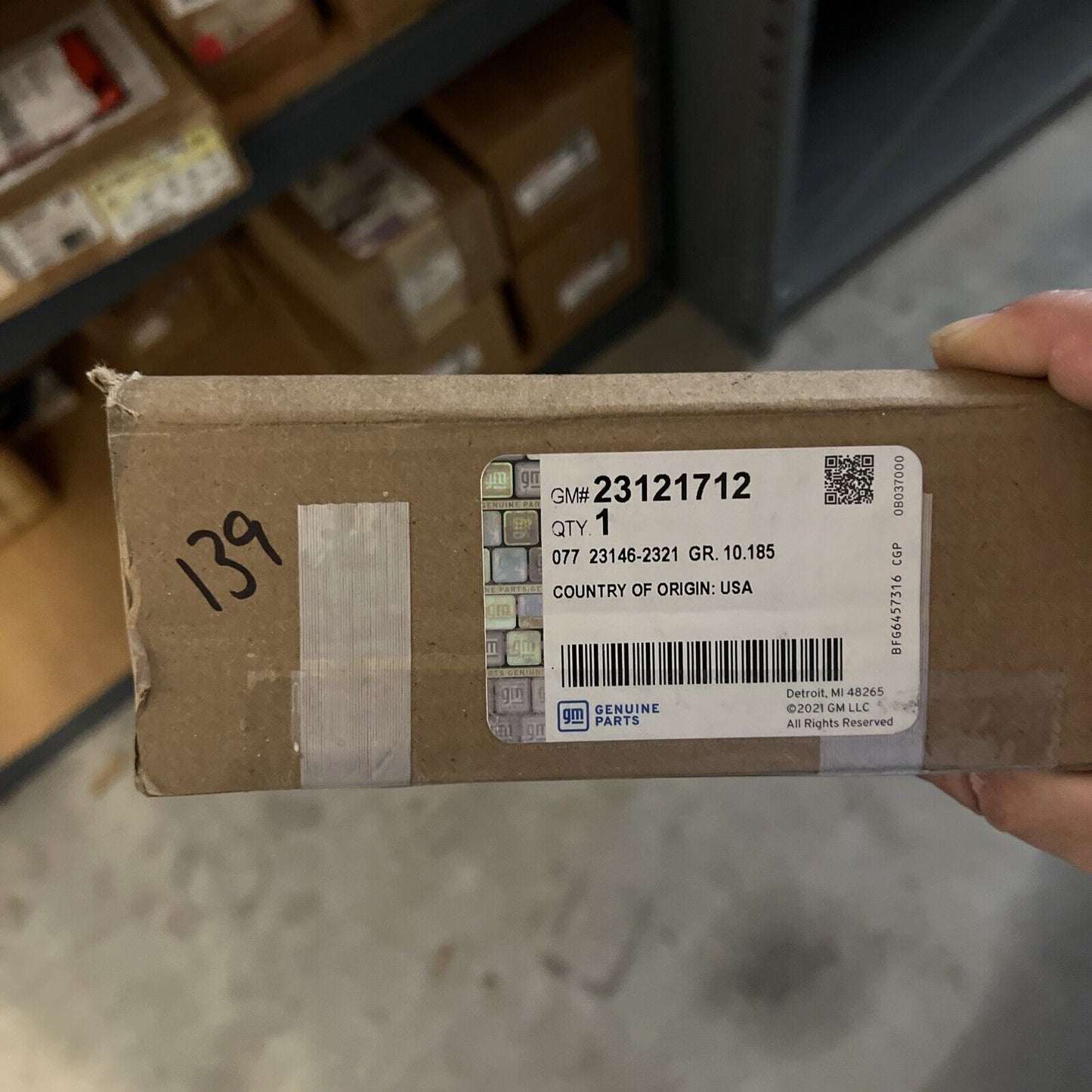 Genuine OEM GM Equinox Left Driver Side Rear View Mirror Glass 18-23 23121712