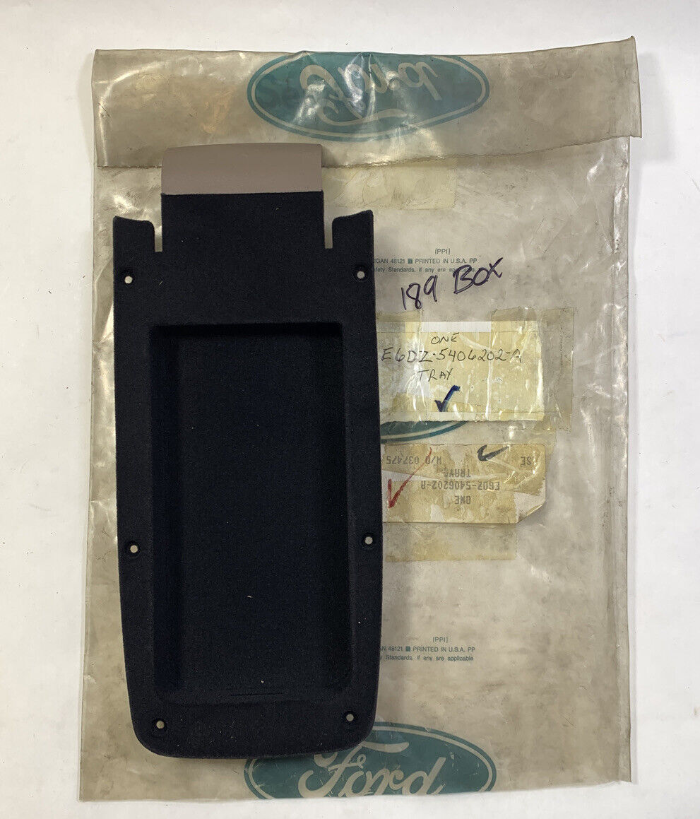 New OEM Ford Taurus Center Console Tray 1986-1992 E6DZ-5406202-A