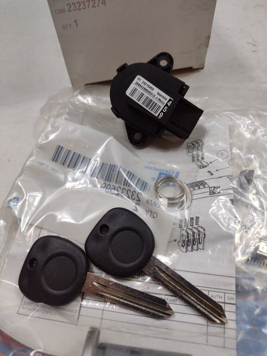 Genuine OEM GM Ignition Switch Cylinder Kit 23237274