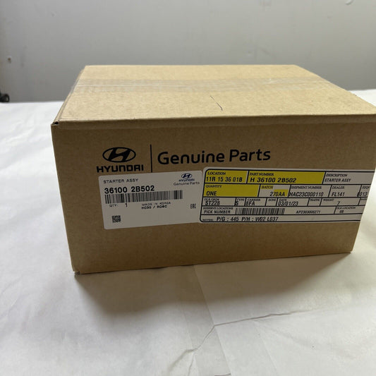 Genuine OEM Hyundai Soul Starter Assembly 2014-2019 Kia 361002B502