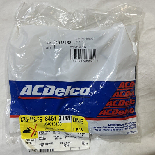 Genuine OEM GM Chevrolet Front Wheel ABS Wheel Speed Sensor 2016-2022 84613188