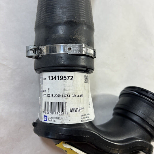 Genuine OEM GM Chevrolet Cruze Intercooler Inlet Air Hose 2011 - 2016 13419572