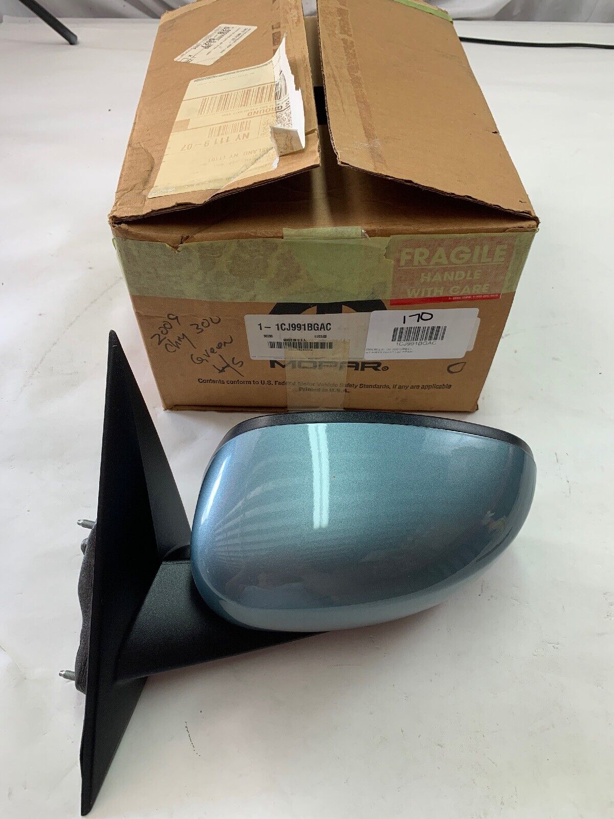 New OEM Chrysler 300 Mirror Driver Side New OEM 2008-2009 1CJ991BGAC