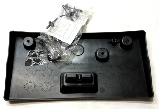 New OEM Genuine GM Chevrolet Sonic 2012-16 Front License Plate Bracket 95473897
