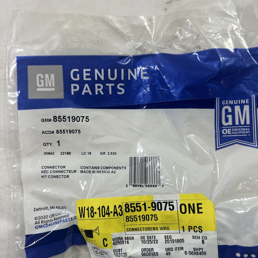 Genuine OEM GM Enclave Multi Purpose Pigtail Kit 2011-2024 85519075