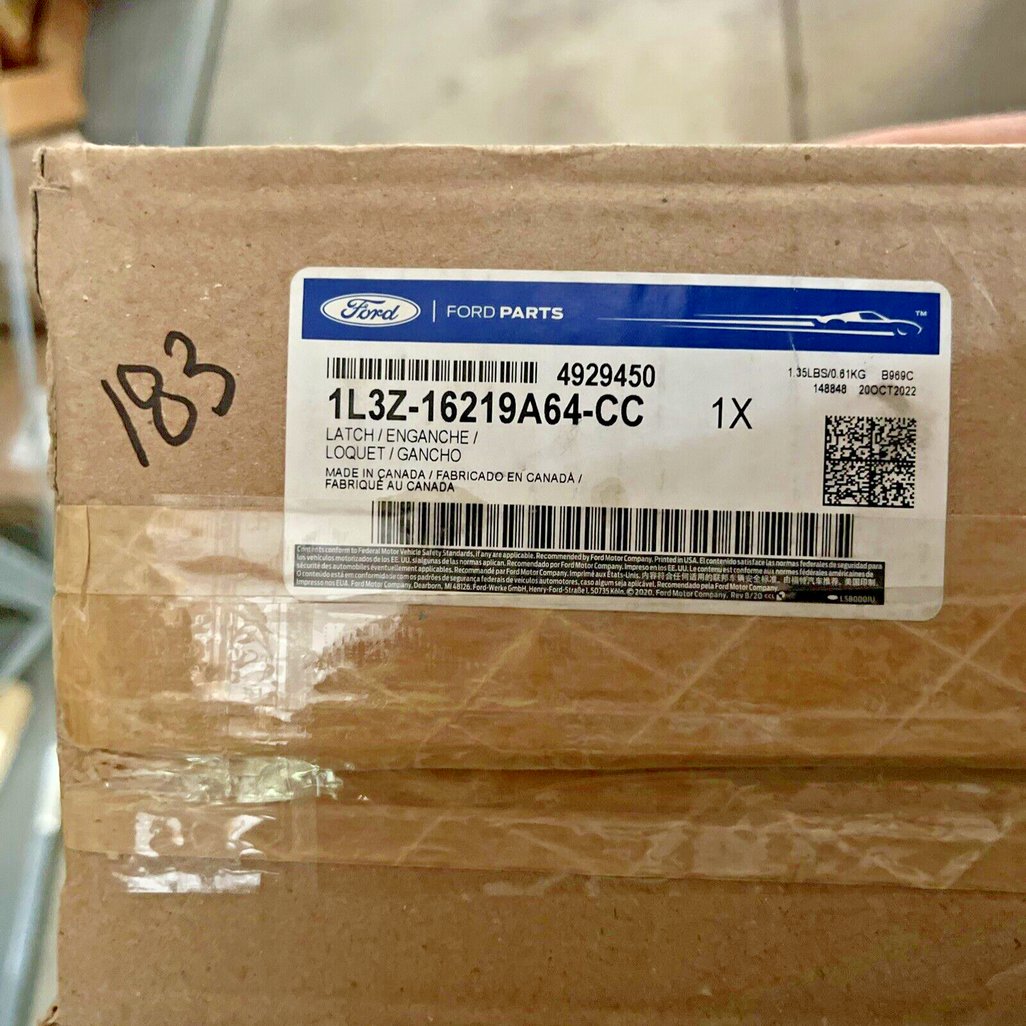 NEW Genuine OEM Ford Door Latch Assembly 1L3Z16219A64CC