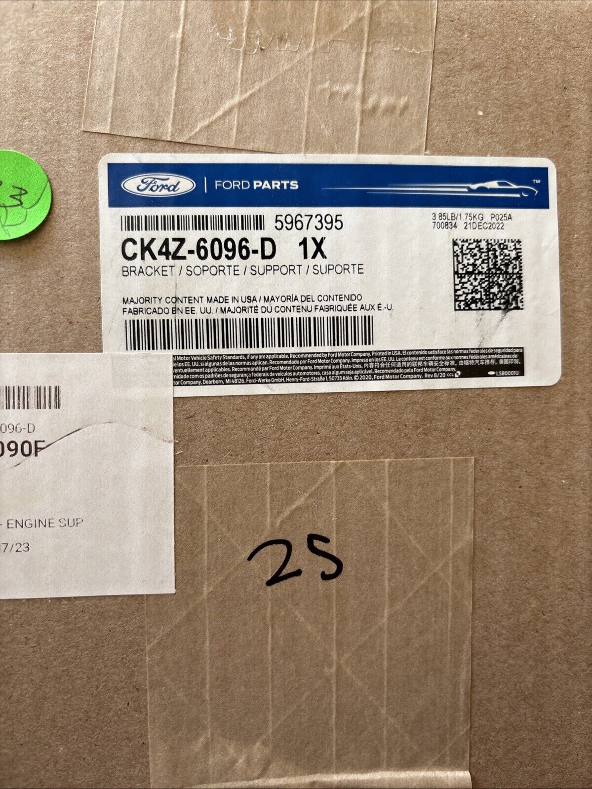 Genuine OEM Ford Transit-150 Motor Mount 2015-2023 CK4Z-6096-D