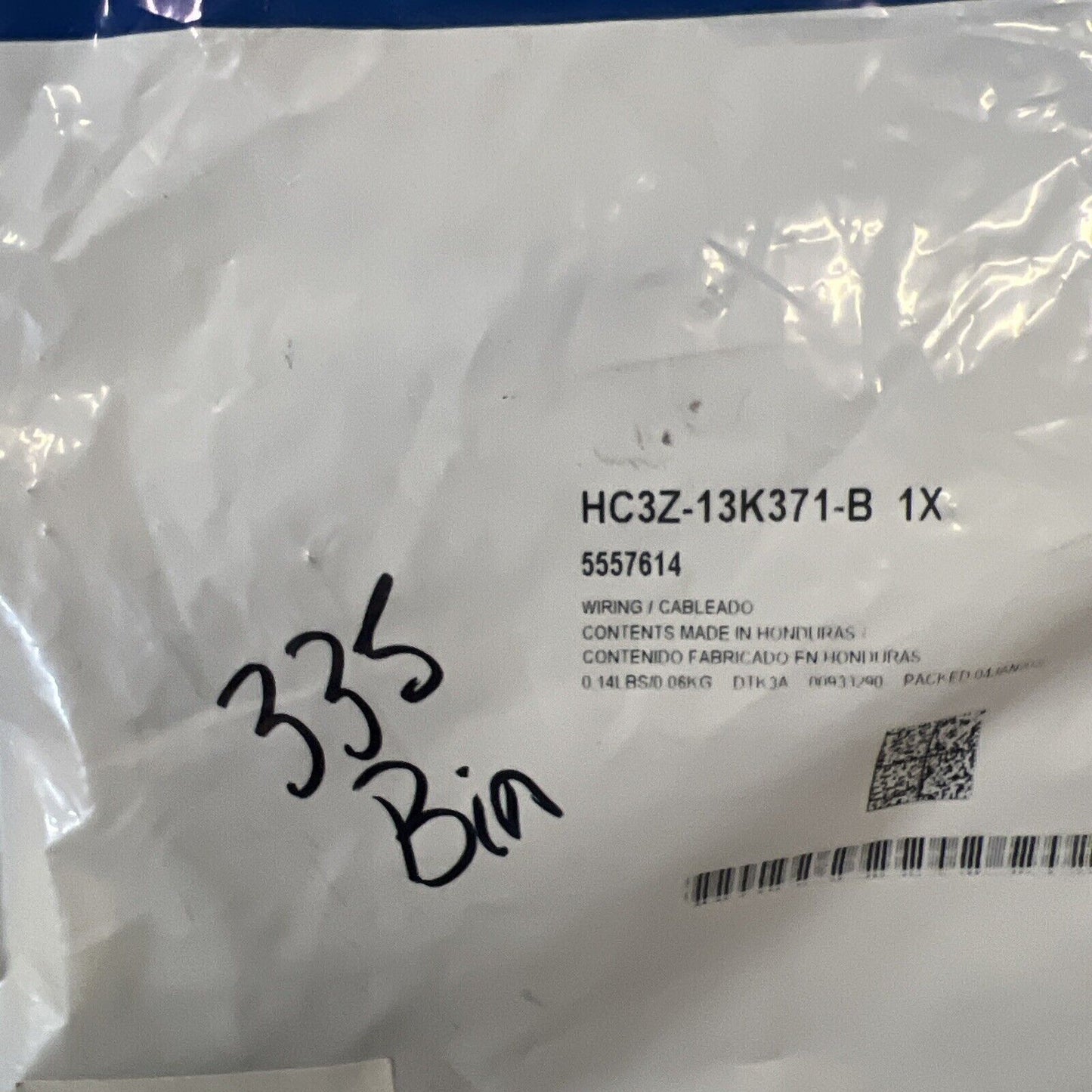 Genuine OEM Ford Wire Assembly HC3Z13K371B