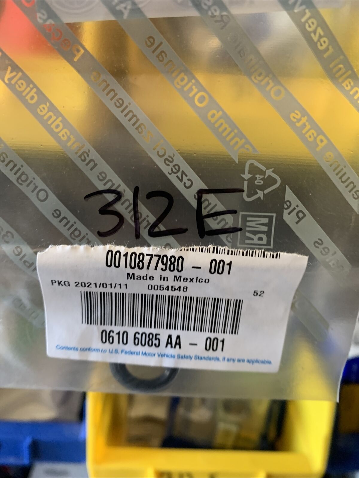 New OEM Mopar RAM Promaster O-Ring 2015-2020 6106085AA