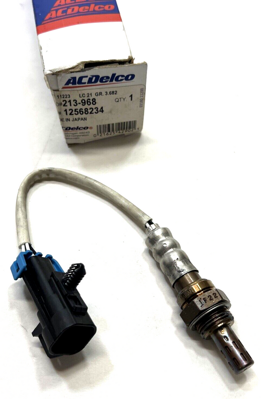 New OEM Genuine GM 2002-2007 ACDelco 213-968 Black Heated Oxygen Sensor 12568234