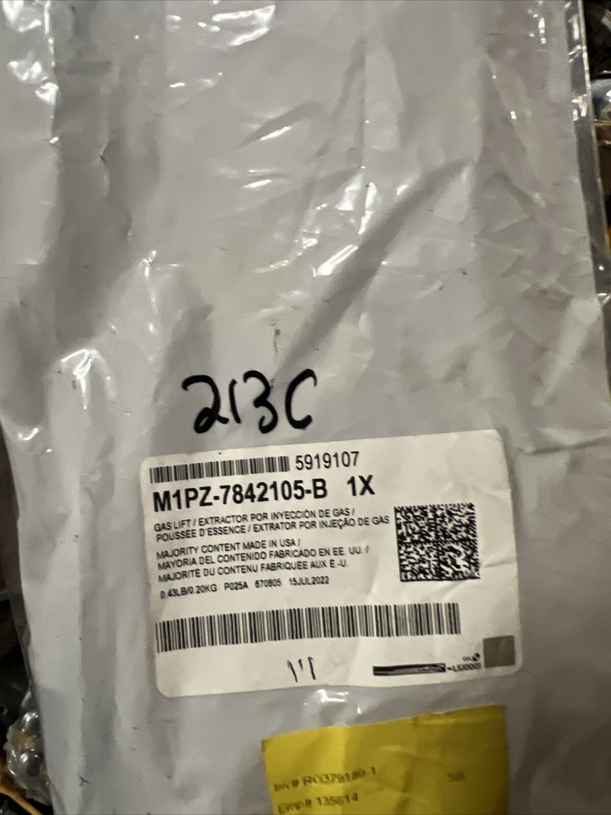 New OEM Genuine Ford Bronco Sport 21-23 Back Glass Lift Support M1PZ7842105B