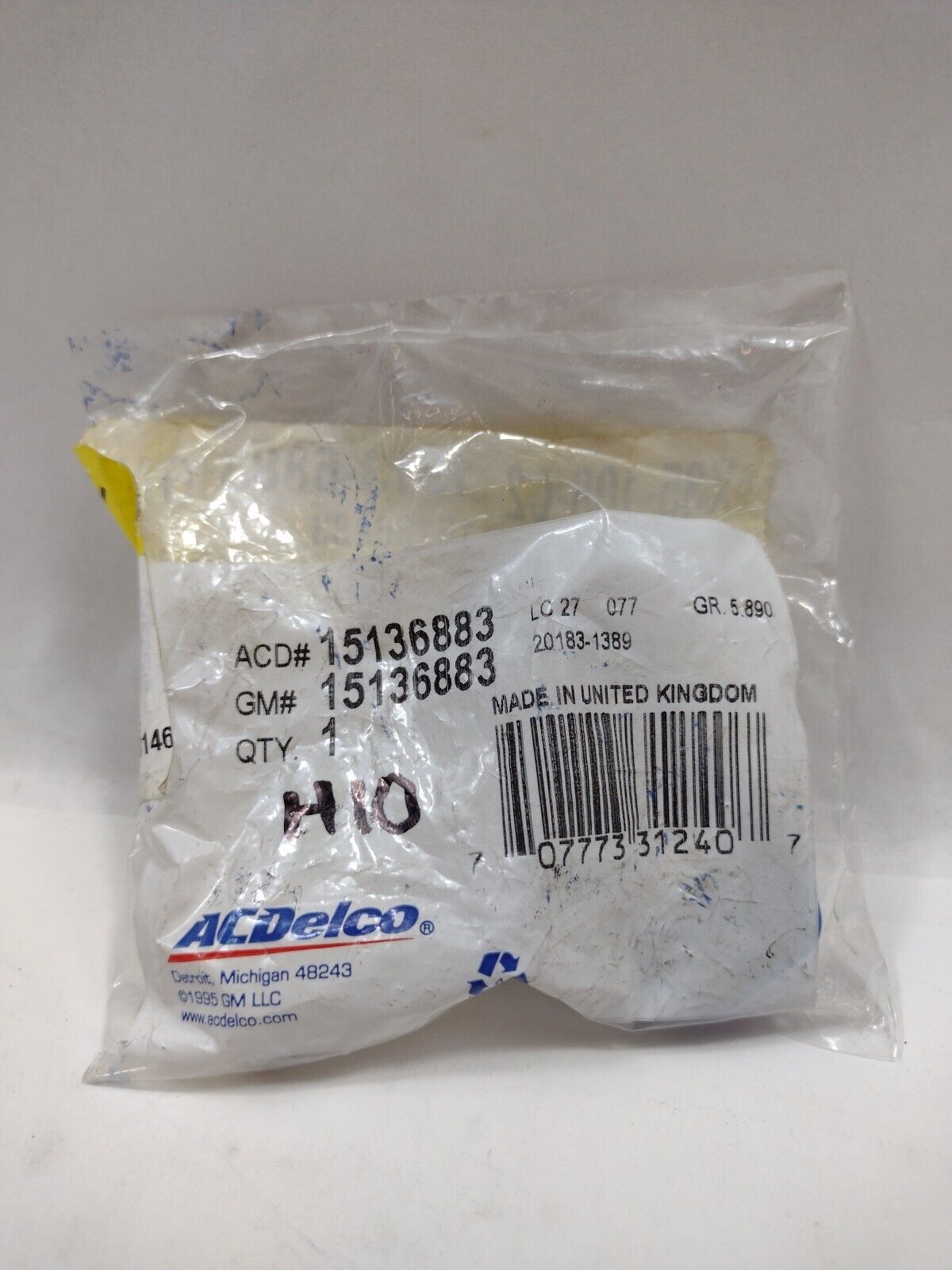 Genuine OEM GM Cadillac Escalade TPMS Sensor 2004 15136883